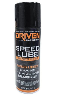 Driven Speed Lube 8oz   Foaming Chain & Joint Lubricant Anti-Corrosion Spray