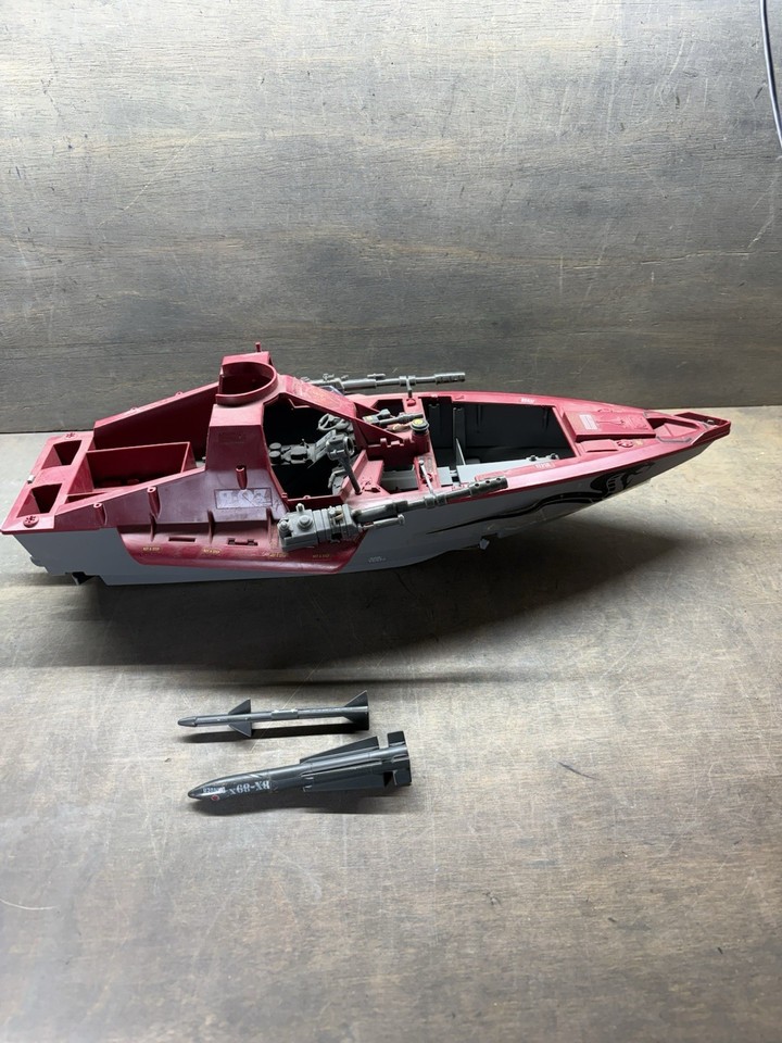 Vintage GI Joe Cobra Moray Hydrofoil Boat Vehicle 1985 Hasbro