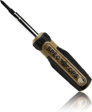 Tools Multi-Bit Screwdriver, 6-In-1, Magnetized Double-Sided Bits, Cr-Mo Steel S