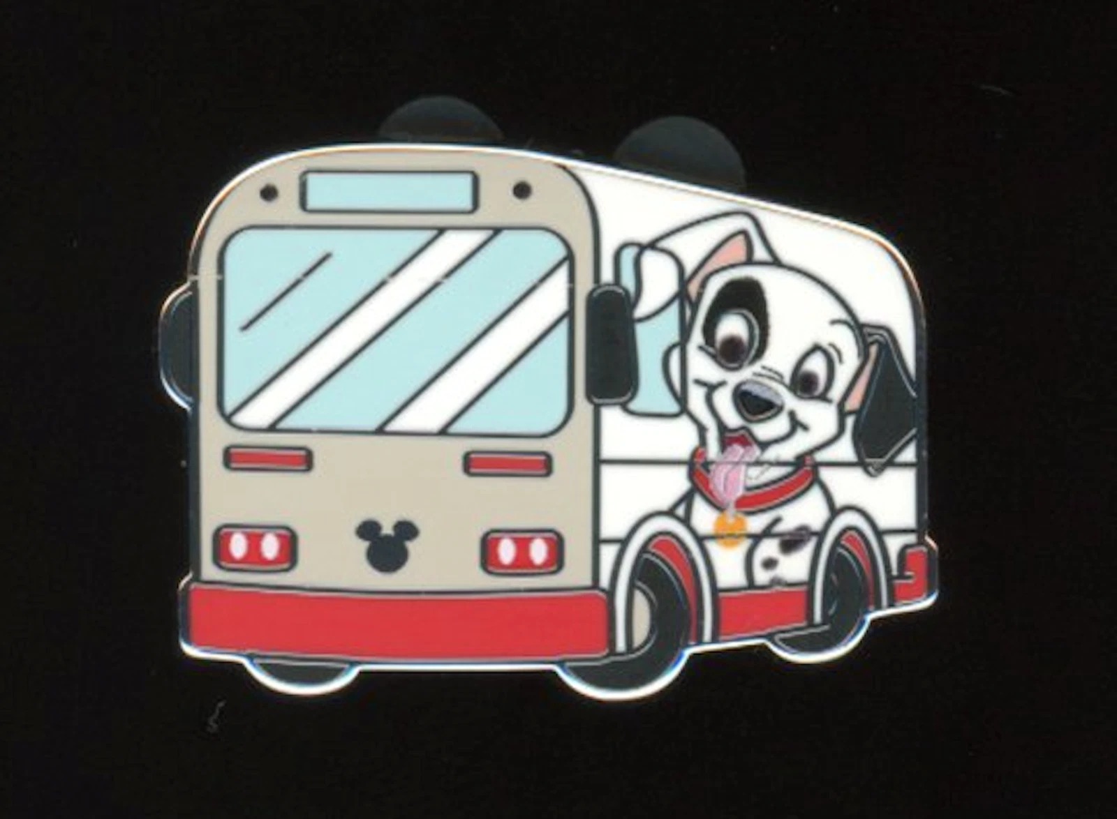 2026 WDW Hidden Mickey Wave A Transportation Bus 101 Dalmatians Disney Pin