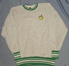 Vtg Masters Augusta National Golf Sweatshirt XL Gray Rugged Sweats Crewneck USA