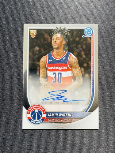2025-26 Topps Bowman Chrome Auto Jamir Watkins #BCA-JW RC Rookie XV44