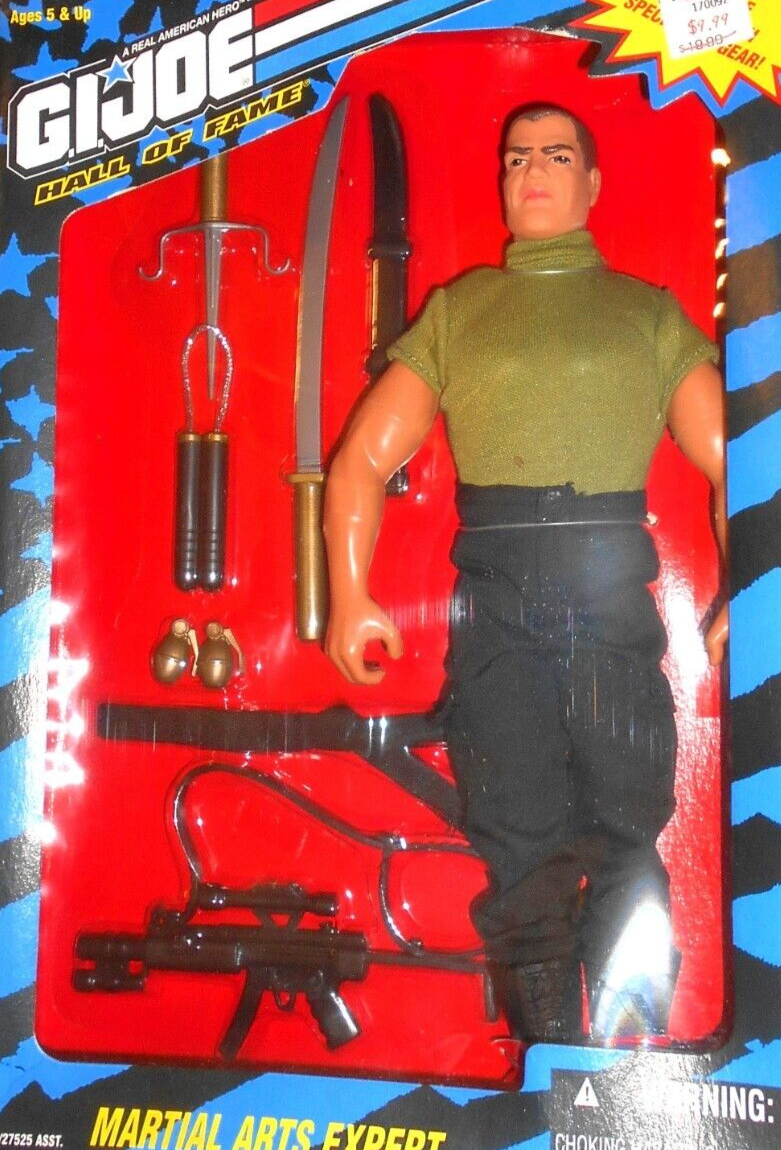 GI JOE 12 inch MARTIAL ARTS EXPERT 1995 hall of fame new complete