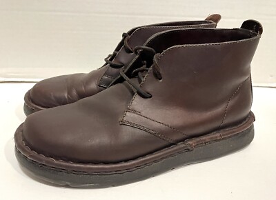 POLO Ralph Lauren Brown Leather Ankle Chukka Boots Size 10 D [MG1393]