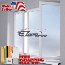 【Frosted Film】 Glass Home Bathroom Window Security Privacy Sticker #01