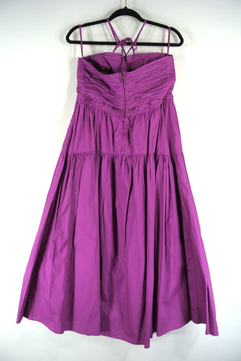 NEW Ulla Johnson Ella Halter Cutout Midi dress in Purple Magenta Size 10 #D6628 | eBay NEW Ulla Johnson Ella Halter Cutout Midi dress in Purple Magenta Size 10 #D6628 | eBay