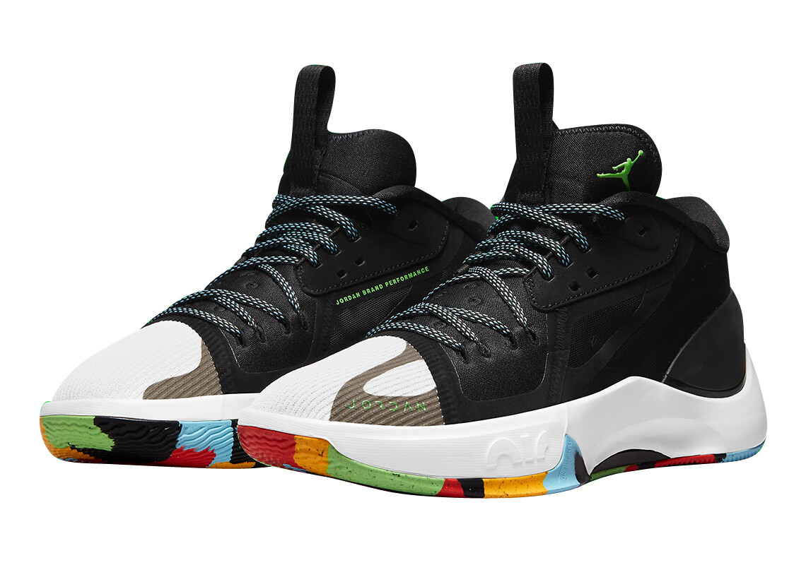 Air Jordan Zoom Separate Shoes Black White Multi Color DH0249-030
