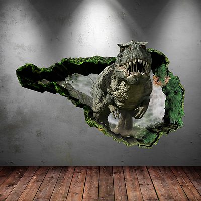 3D Dinosaur T-REX Wallpaper Mural 