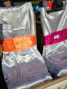satin chair covers