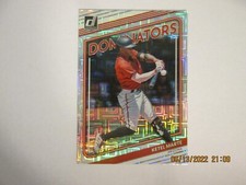 KETEL MARTE  2022 DONRUSS DOMINATORS VECTOR PARALLEL CARD #D-12