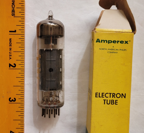 Rare Amperex 6BQ5, EL84 electron tube made in Gt Britain, new - Picture 6 of 8