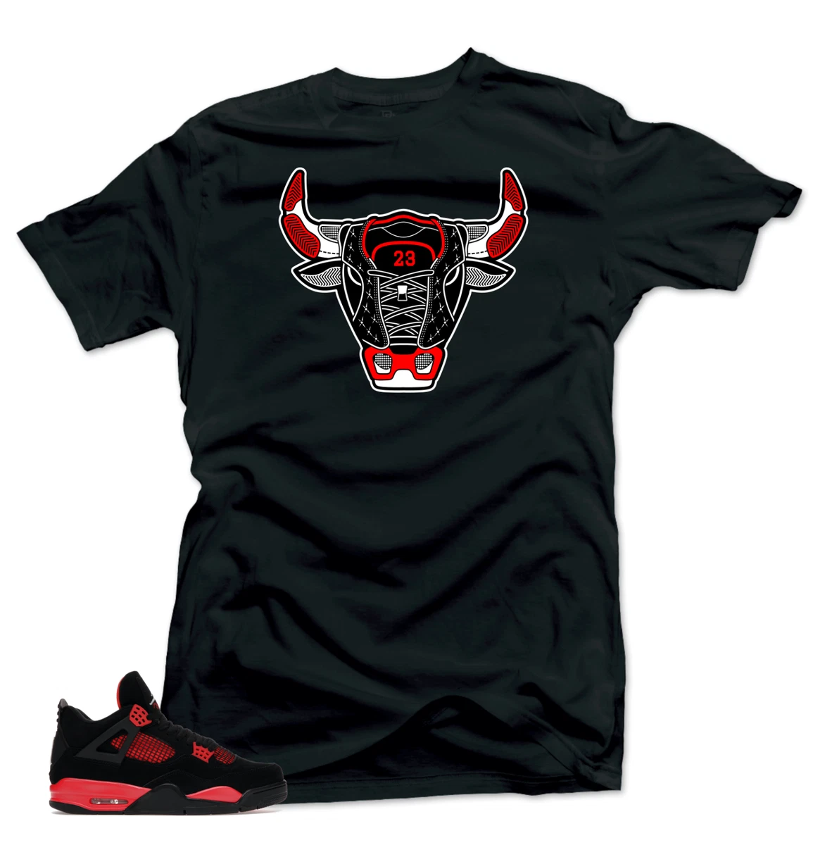 Jordan 4 bred shirts 2025