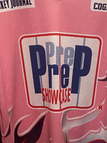 ACE PREP PREP SHOWCCASE Pink Hockey Jersey SZ LARGE - Picture 6 of 12