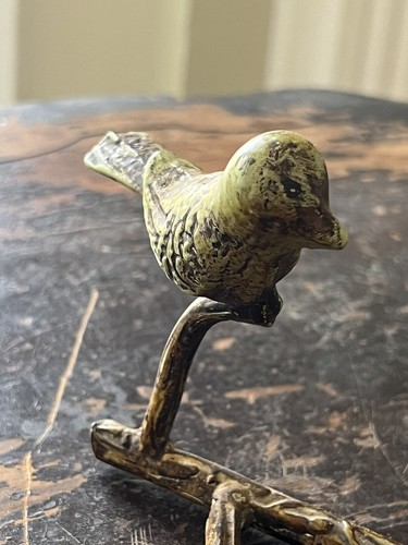 Kerzenhalter Metall Vogel auf Ast Wohndeko - Bild 7 von 19