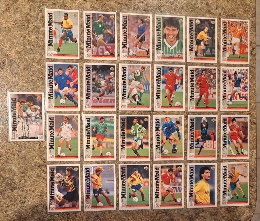 FIFA World Cup Soccer Trading Cards Sports 1994 Year Manufactured