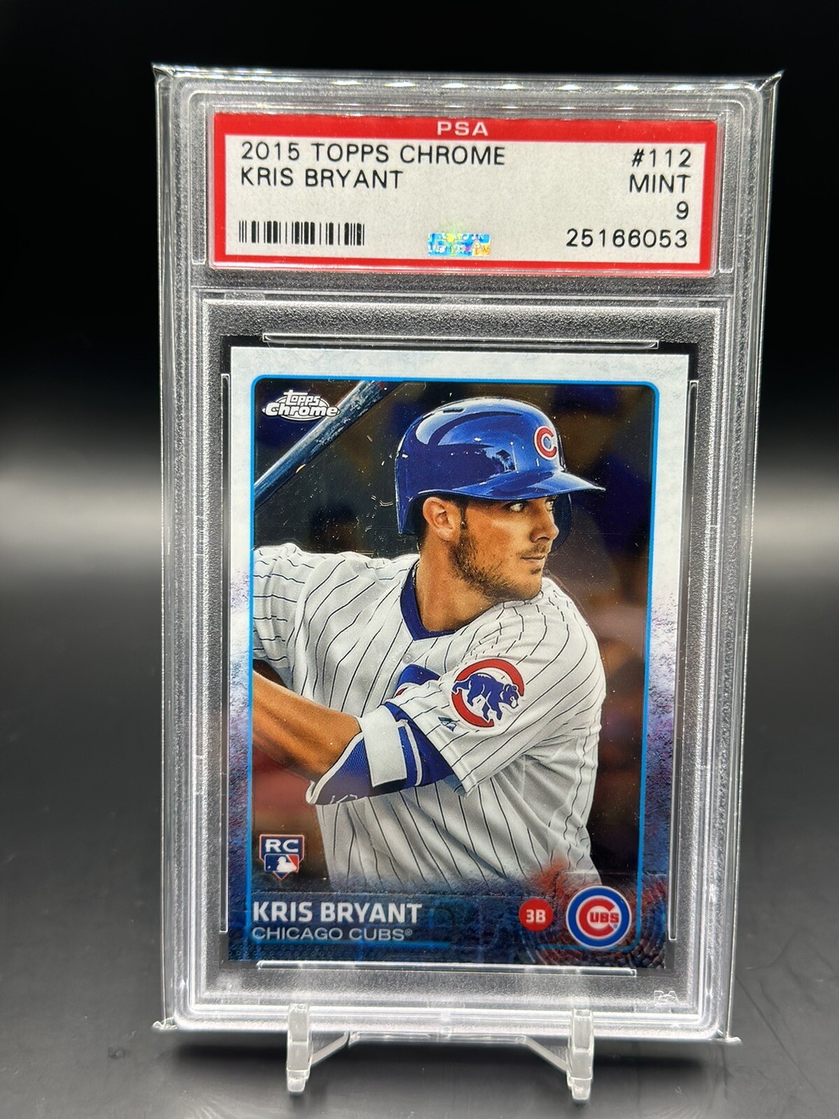 2015 Topps Chrome #112 Kris Bryant RC PSA 9 Mint. Cubs -Rockies