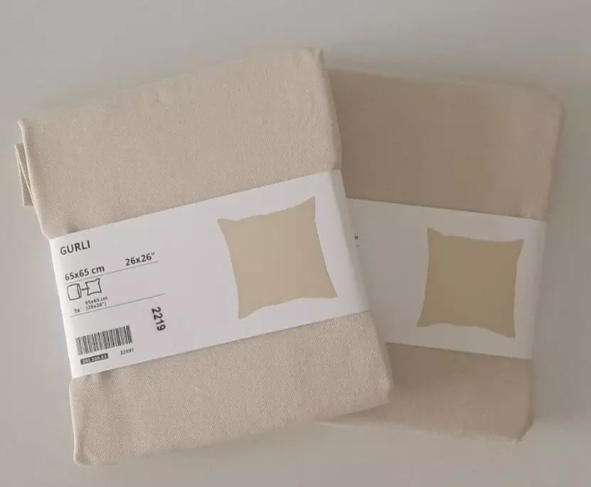 GURLI Cushion cover, white - IKEA