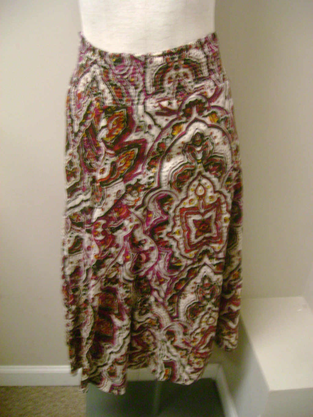 Charter Club Woman Printed A-Line Skirt NWT $79