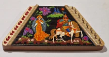 Vintage Zither Russian Lap Harp Instrument Strings Toy Belarus Music Maker Гусли