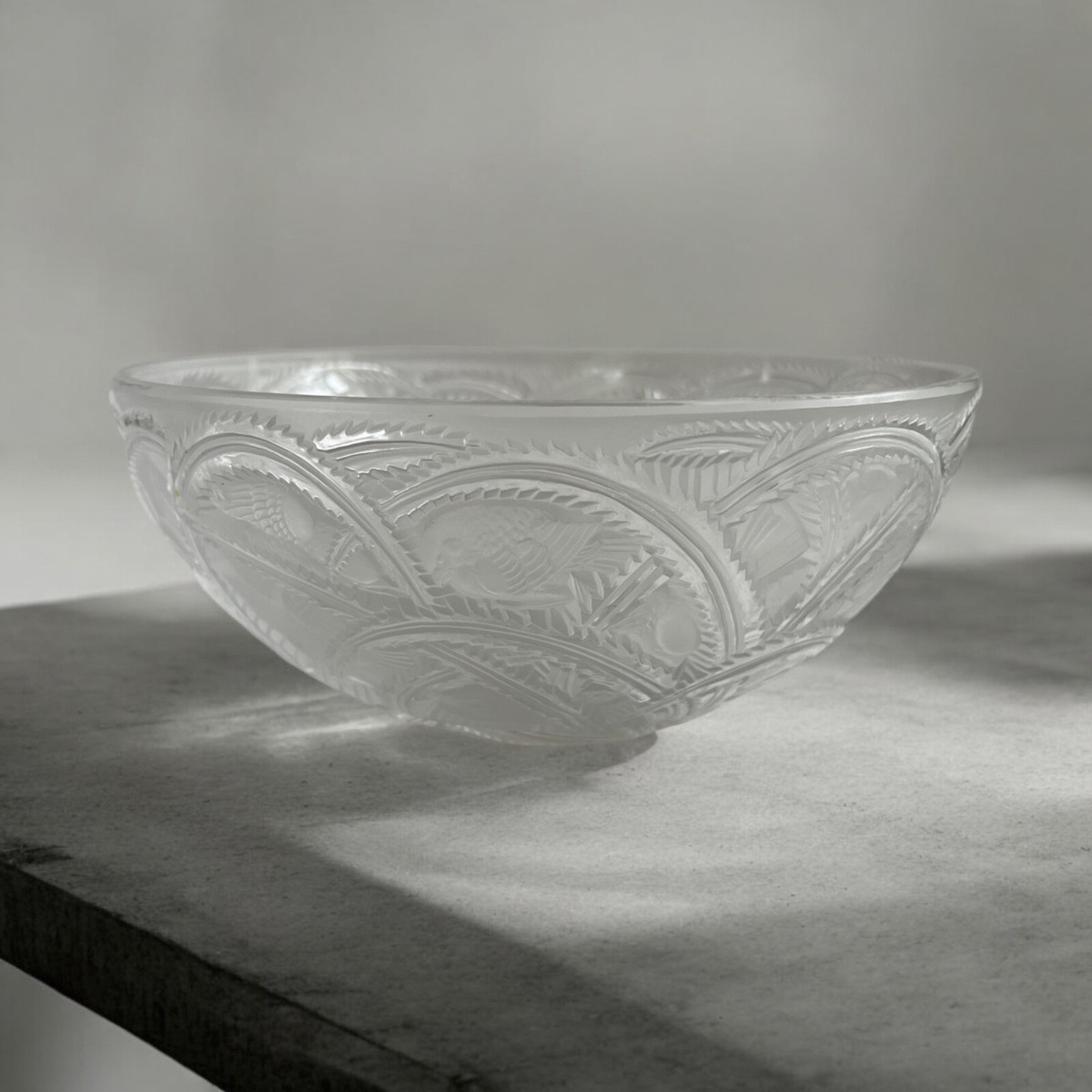 Ren Lalique Crystal Lalique France Satin Lalique BLOWN CRYSTAL CUP