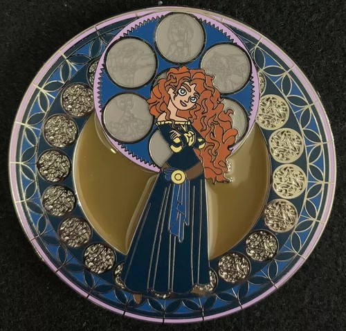 Kingdom Hearts Merida Fantasy Pin Htf Disney Stained Glass Brave Princess Rare Ebay