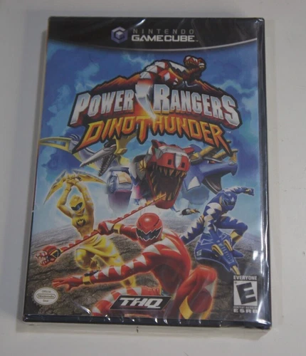 Power Rangers Dino Thunder Nintendo GameCube 2004 Factory Sealed LOOSE DISC