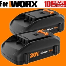 2pack For WORX 20V MAX Extend Lithium Battery 20 Volt WA3520 WA3525 WA3575 WG155