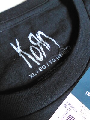 KORN Album Cover Rock Music Band Tee Shirt Men's XL Black | eBay