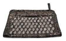 Vintage Diane Von Furstenberg Black PHILOMENA Clutch Purse with Power Stones