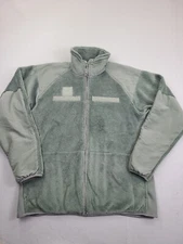 Gen III Fleece Jacket Mens Medium Long Green Cold Weather Full Zip Polartec USA