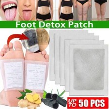 Detox Foot Patch, 50X Herbal Deep Cleansing Foot Pads Pain Relief & Better Sleep