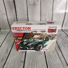 Erector By Meccano Roadster Level 2 Novice with damaged box W/Pull Back Motor