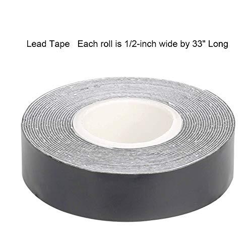 2 Rolls Golf High Density Lead Tape 1.4 Gram per Inch Add Weight Lead Tape Stri eBay