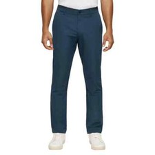 Banana Republic Men's Slim Fit Flat Front Pants, Blue, Size 36X32