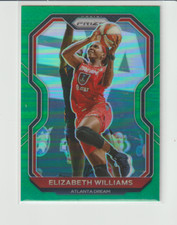 2021 Panini Prizm WNBA Elizabeth Williams Green Prizm Parallel Card # 34