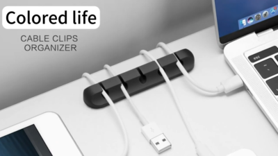 Organizador De Cables Escritorio