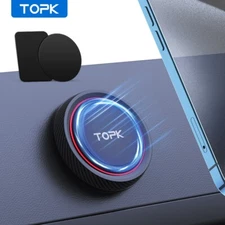 TOPK 2-Pack Magnetic Car Holder for Dashboard/Windshield & Cellphone Wall Mount