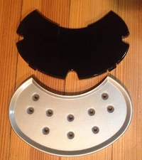 Mr. Coffee Espresso Maker ECM150 Part, 2 Piece Drip Tray, Base Frame & Grate