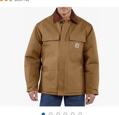SHIPS FREE - BIG & TALL - NEW Carhartt Men s C003 Loose Fit Duck Insulated Coat