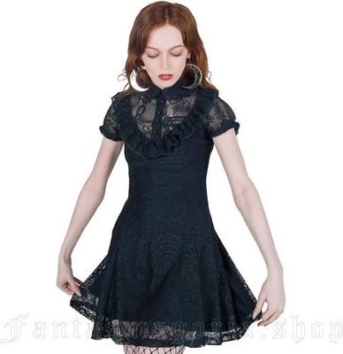 New Killstar Shes Laced Lace Dress Emerald 4XL