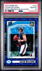 2024 PANINI DONRUSS OPTIC PREV-BLUE SCOPE #327 CALEB WILLIAMS ROOKIE RC PSA 10
