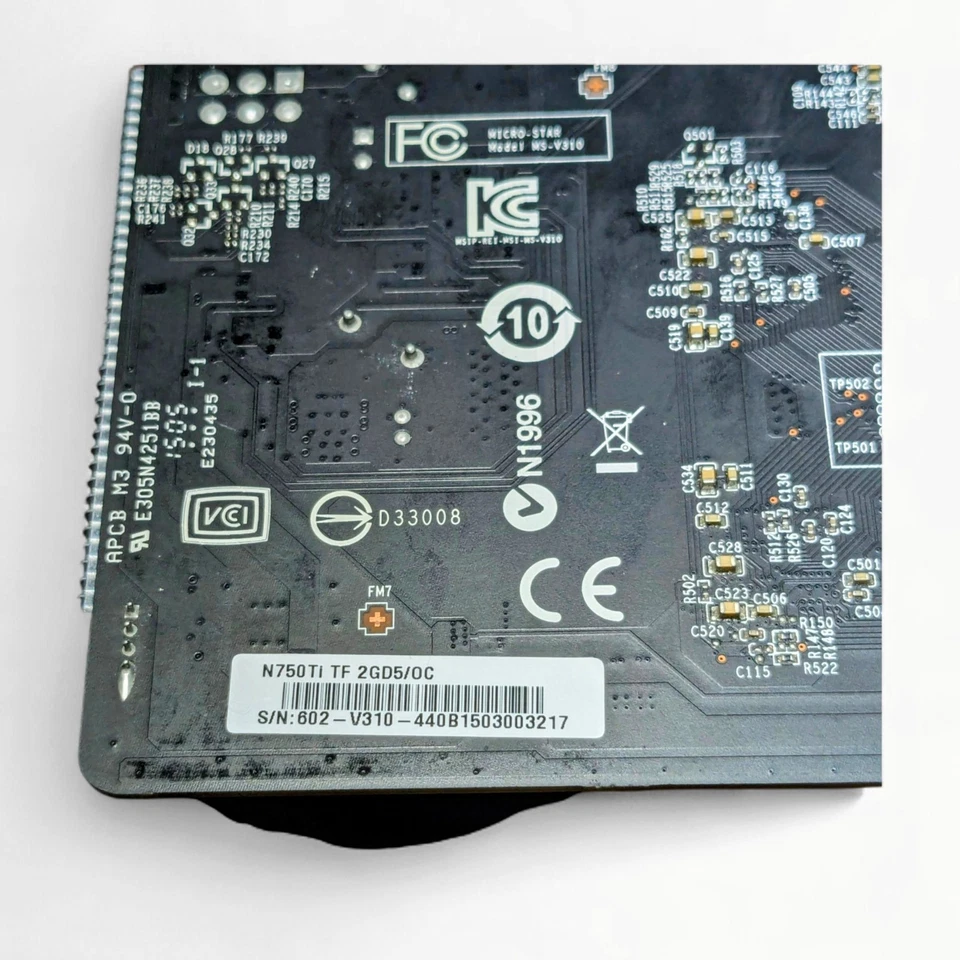 MSI NVIDIA GeForce N750 ti Twin Frozr Gaming Series Graphics Card 2GB GTX750 - Image 4 of 4