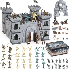 310Pcs/Set Medieval Pirates Theme Castle Knights Action Figure Toy Army Playset 