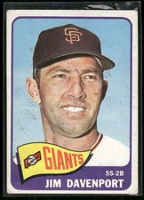 1965 Topps #213 Jim Davenport