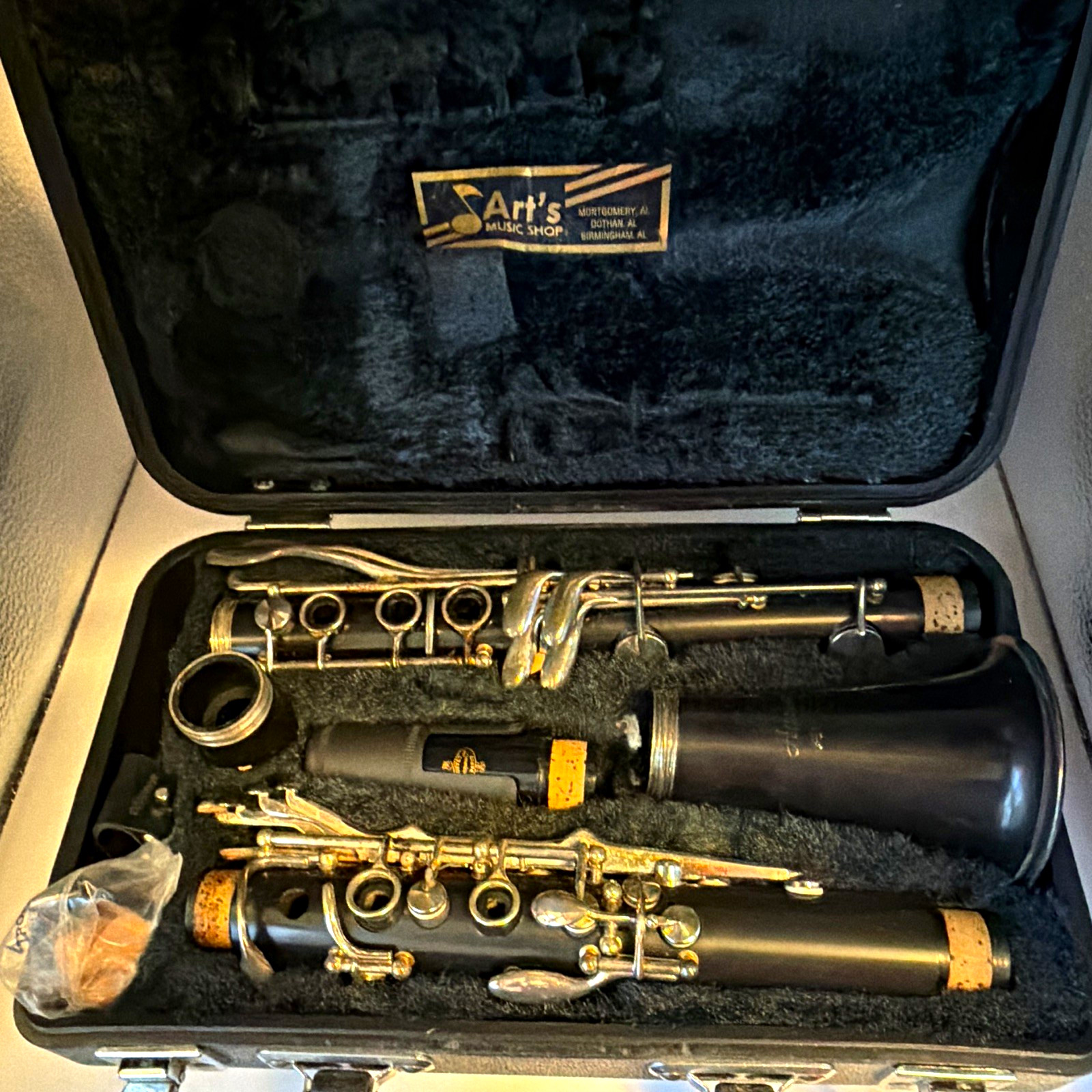 Harmony Clarinet Black Plastic Body, Plated Finish, Includes Yamaha Case