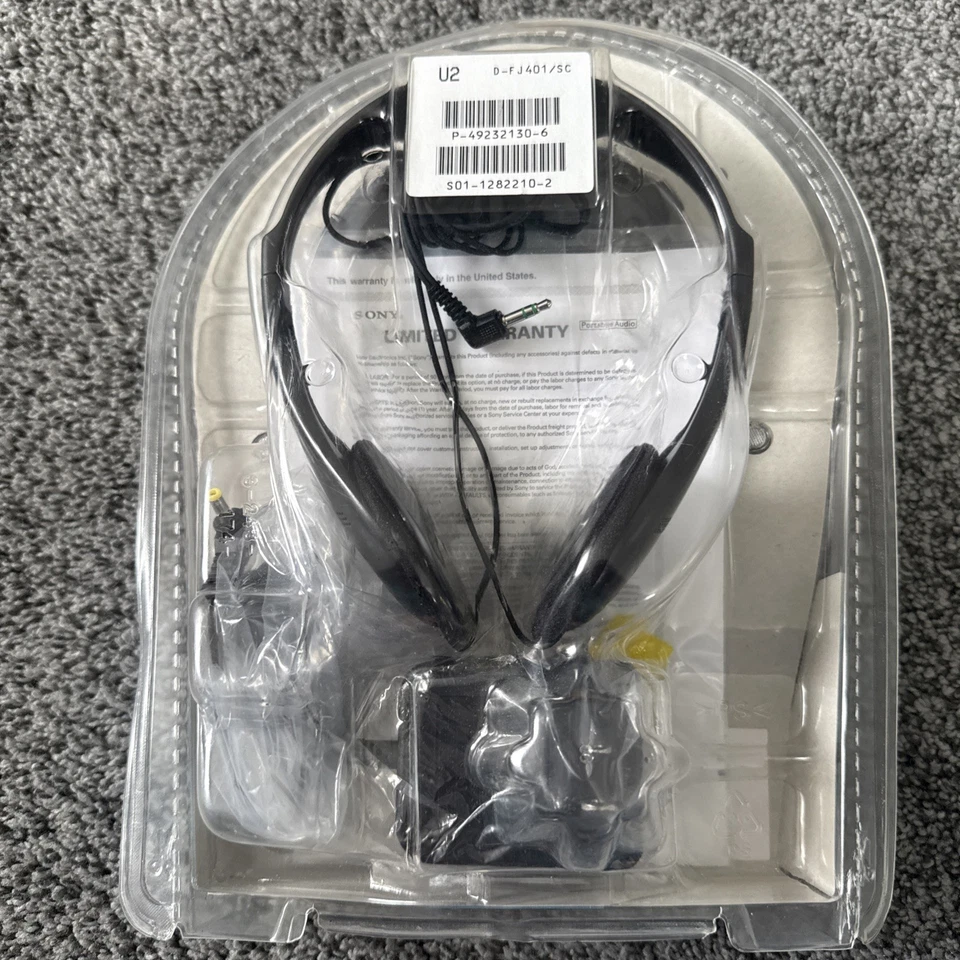 Reproductor de CD portátil Sony D-FJ041 Walkman sintonizador AM/FM plateado sellado de fábrica Foto 4 de 4