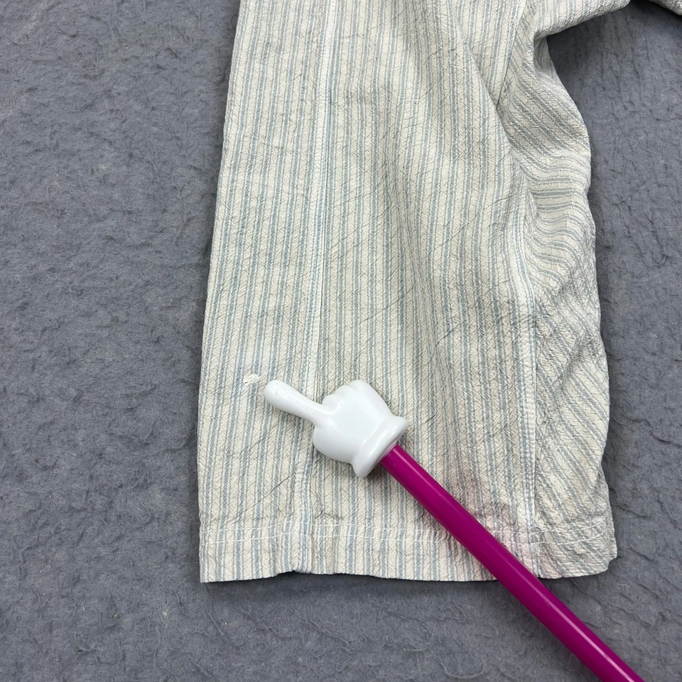 Free People Harem Pants Women's XS Ivory Striped Runyon Oversized Boho - Image 2 of 4