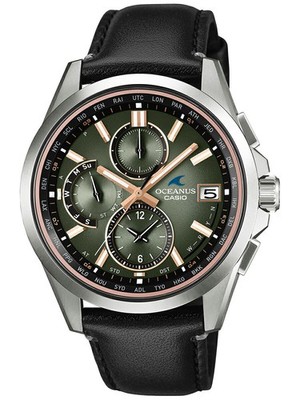 CASIO OCEANUS Classic Line Retro Tone Solar Funk Herrenuhr OCW-T2600RL-3AJR