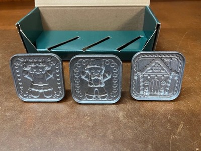 NORDIC WARE  3 PC Gingerbread Cookie Stamps