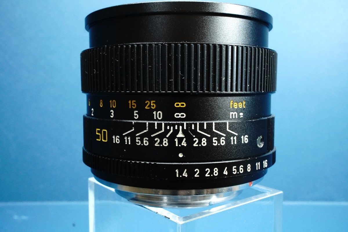 sale！★極上美品！★Leica SUMMILUX-R 50/1.4 3cam Top MINT] Leica Summilux-R 50mm F1.4 Lens Black 3cam Germany